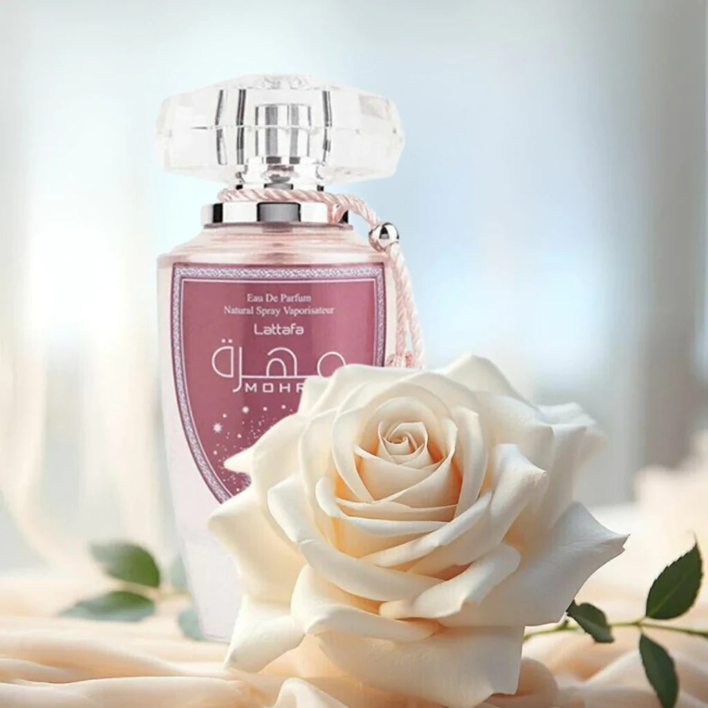 Perfume Lattafa Mohra Silky Rose EDP Feminino 100ml