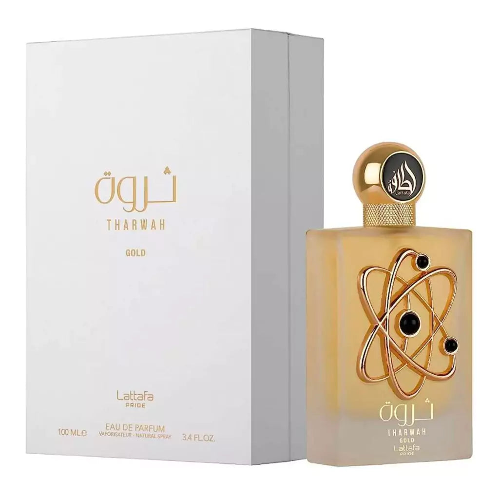Perfume Lattafa Tharwah Gold Eau De Parfum Feminino 100Ml